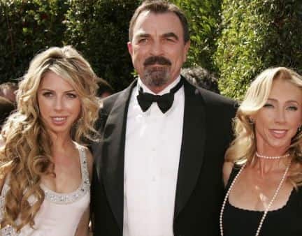 Tom Selleck with his family